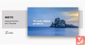 Misto - One Page Portfolio Template
