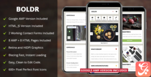 Boldr | Mobile Template and Google AMP