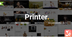 Printer - Responsive Multi-Purpose HTML5 Template