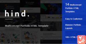 Hind - Multi-Concept Portfolio HTML Template