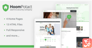 HoomPotact - Smart Alarm & Security Systems HTML Template
