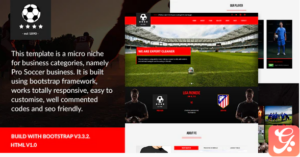 Pro Soccer - Football Club Template