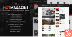 Hotmagazine - News & Magazine HTML Template