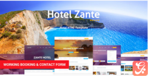 Zante - Hotel Template