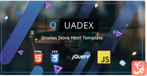 Quadex - Drones Store Html Template