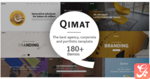 QIMAT - Creative Agency, Corporate and Portfolio Multi-purpose Template