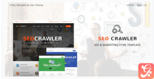 SEO Crawler - Digital Marketing Agency HTML Template