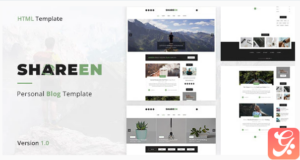 Shareen - Personal Blog Template