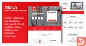 Medila - Medical Treatment & Health Care Landing Page Template