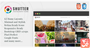 Shutter - Photography HTML5 Template