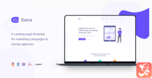 Siena - Marketing Landing Page Template