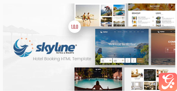 SkyLine Hotel Booking HTML Template