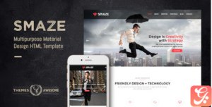 Smaze - Multipurpose Material Design HTML Template