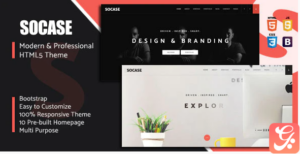 Socase- Multipurpose HTML5 Template