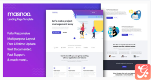 Masnoo — Multipurpose Landing Page Template