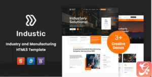 Industic - Factory and Manufacturing HTML5 Template