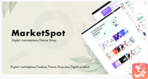 Marketspot - Digital Marketplace Template for Creative Shops