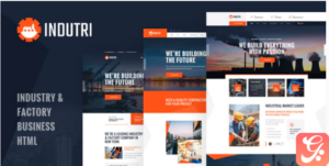 Indutri - HTML Template For Industry & Factory Business