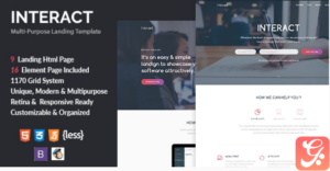 Interact - Multipurpose Landing Page Template