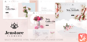 JenStore | Multi-Purpose HTML Template for Flower Store