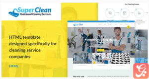 Super Clean - Cleaning Services HTML Template