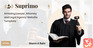 Suprimo | Lawyer Attorney Website HTML Template