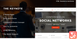 The Keynote - Conference/Event HTML Template
