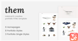 Them - Minimal and Creative Portfolio HTML Template