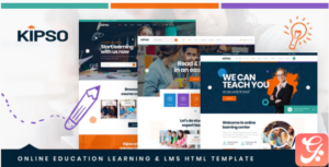 Kipso - Online Education Learning & LMS HTML Template