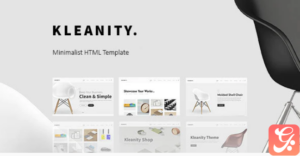 Kleanity - Minimalist HTML Template / Creative Portfolio