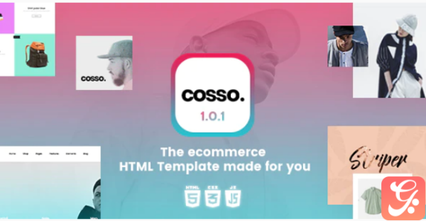 Cosso - Clean, Minimal Responsive HTML Template
