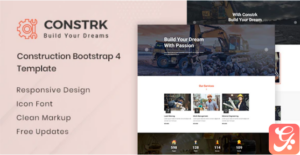 Constrk - Construction HTML Template