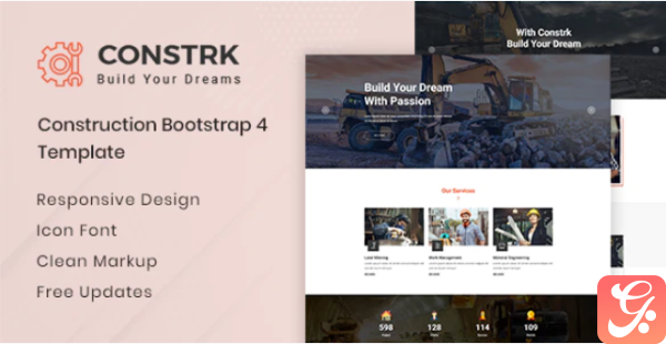 Constrk Construction HTML Template