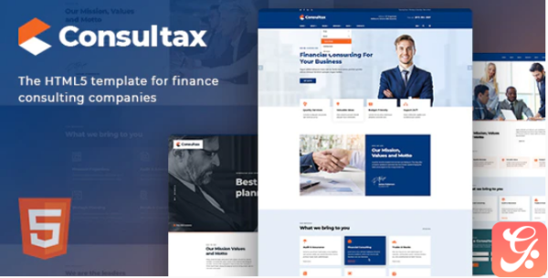 Consultax - Financial & Consulting HTML5 Template