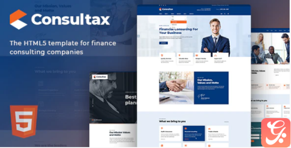 Consultax Financial Consulting HTML5 Template