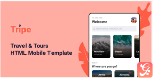 Tripe - Travel & Tour Mobile Template