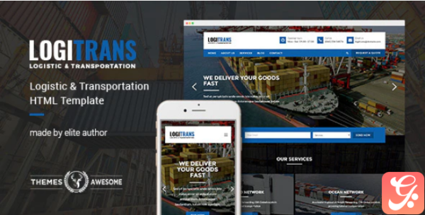 LogiTrans Logistic and Transportation HTML Template 1