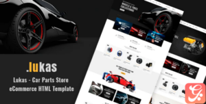 Lukas - Car Parts Store eCommerce HTML Template