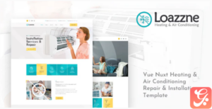 Loazzne - Vue Nuxt Heating & Air Conditioning Services Template