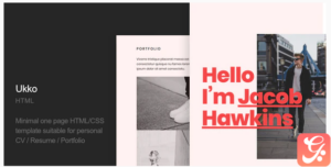 Ukko - Personal Portfolio HTML Template