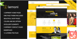 Lemoni - Multipurpose HTML5 Template