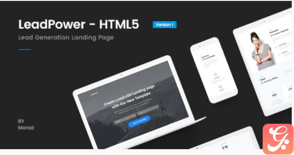 LeadPower Lead Generation HTML5 Landing Page Template