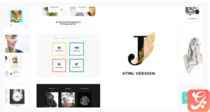 Cindy J | Creative Portfolio / Blog / CV HTML Theme