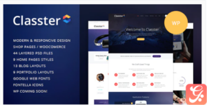 Classter | A Colorful Multi-Purpose WordPress Theme