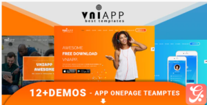 VniApp - Showcase Mobile App HTML Template