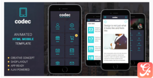Codec - Mobile HTML Template