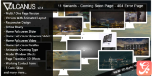 Vulcanus - Responsive HTML5 Template