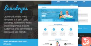 Laundryes - Laundry Business Html Template