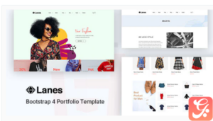 Lanes - Fashion Store HTML Template