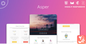 Asper Responsive Multipurpose Email Template